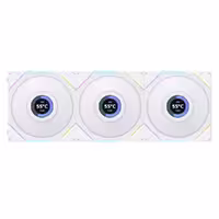 فن کیس کامپیوتر لیان لی مدل UNI FAN TL LCD 120 Reverse White، بسته 3 عددی