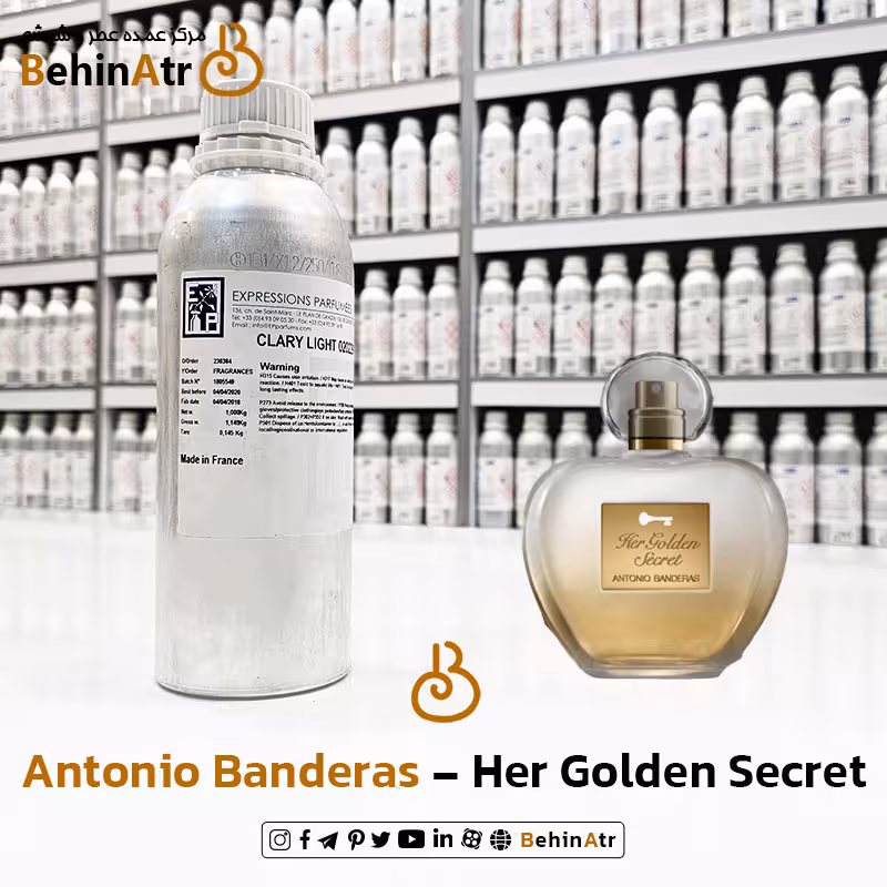 عطر هر گلدن سکرت – آنتونیو باندراس