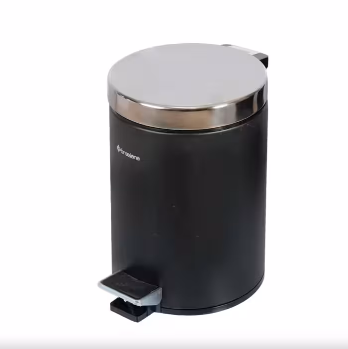 سطل 5 لیتری پدالدار مشکی براسیانا