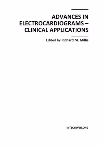 خرید و دانلود نسخه کامل کتاب Advances in Electrocardiograms - Clinical Applications