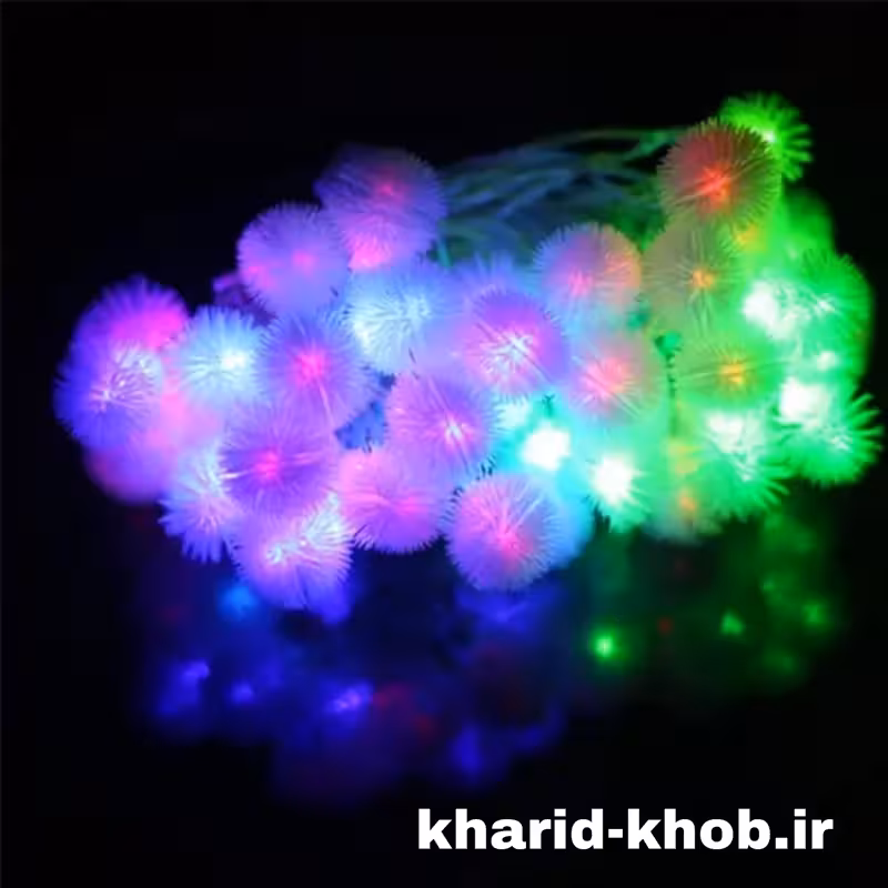 ریسه قاصدک رنگارنگ 28تایی بانور جذاب و زیبا  مناسب دکوراسیون