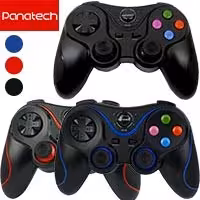 گیم پد بیسیم تک شوک دار حرفه ای Panatech P-G507W طرح Playstation باتری 400mAh