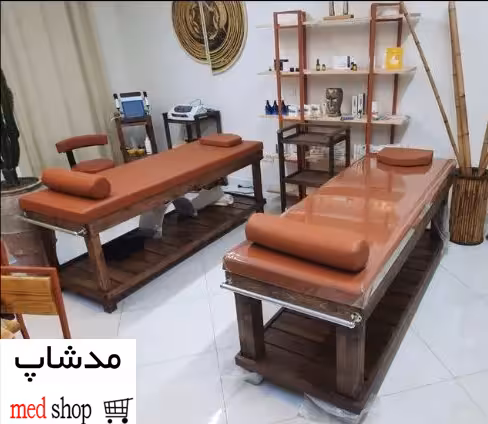 تخت ماساژ مخصوص بانوان برند مدشاپ مدل724 به همراه تخت کمد دار