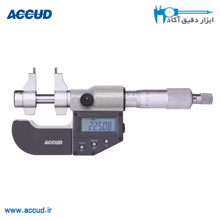 میکرومتر دیجیتال داخل 100-75 میلی متر Accud (آکاد) مدل 356-004-01