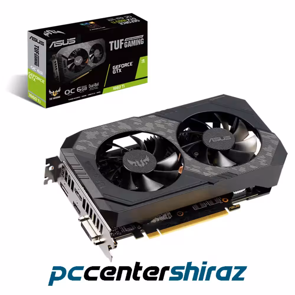 کارت گرافیک ایسوس مدل ASUS TUF GTX GAMING 1660 Ti OC 6G