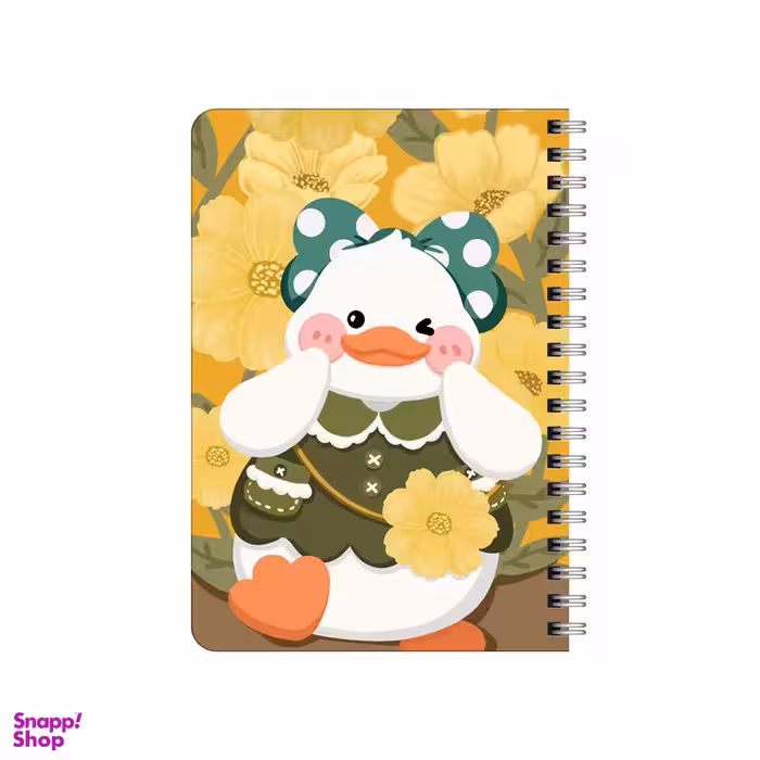دفترچه یادداشت بامبیلیپ مدل اردک تپل با گل ها کد 8944865