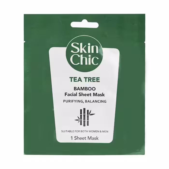 ماسک ورقه ای صورت درخت چای با عصاره بامبو اسکین شیک حجم 18 میلی لیتر Skin Shic