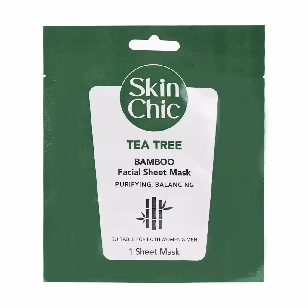 ماسک ورقه ای صورت درخت چای با عصاره بامبو اسکین شیک حجم 18 میلی لیتر Skin Shic