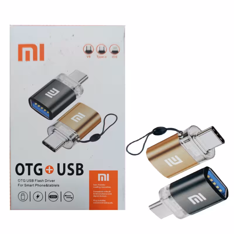 تبدیل OTG Type-C پک دار Xiaomi V8