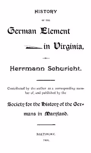 خرید و دانلود نسخه کامل کتاب History of the German Element in Virginia