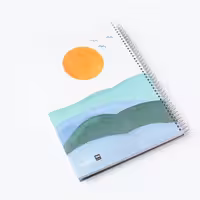 دفتر خط دار 100 برگ رحلی SUN ایمان (iman)