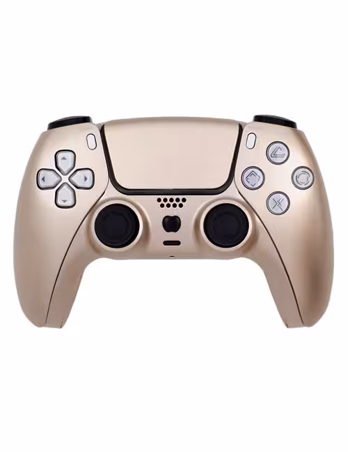 دسته PS4 طرح PS5 طلایی