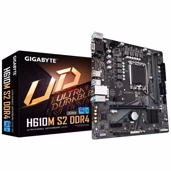 مادربرد گیگابایت مدل H610M S2 با سوکت پردازنده LGA 1700