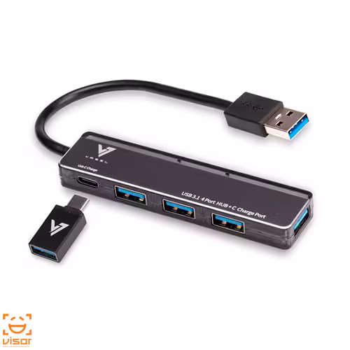 هاب 4 پورت USB 3.1   پورت VASEL TYPE C
