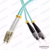 پچ کورد فیبر نوری 10 متری داپلکس نگزنس Nexans OM3 LC-FC