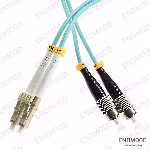 پچ کورد فیبر نوری 10 متری داپلکس نگزنس Nexans OM3 LC-FC