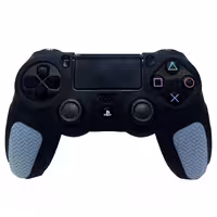 روکش دسته PS4 ضد لغزش با رنگ مشکی خاکستری