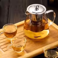 قوری پیرکس صافی استیل  در 3 سایز