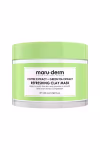 ماسک خاک رس قهوه و چای سبز مارودرم 100ml
