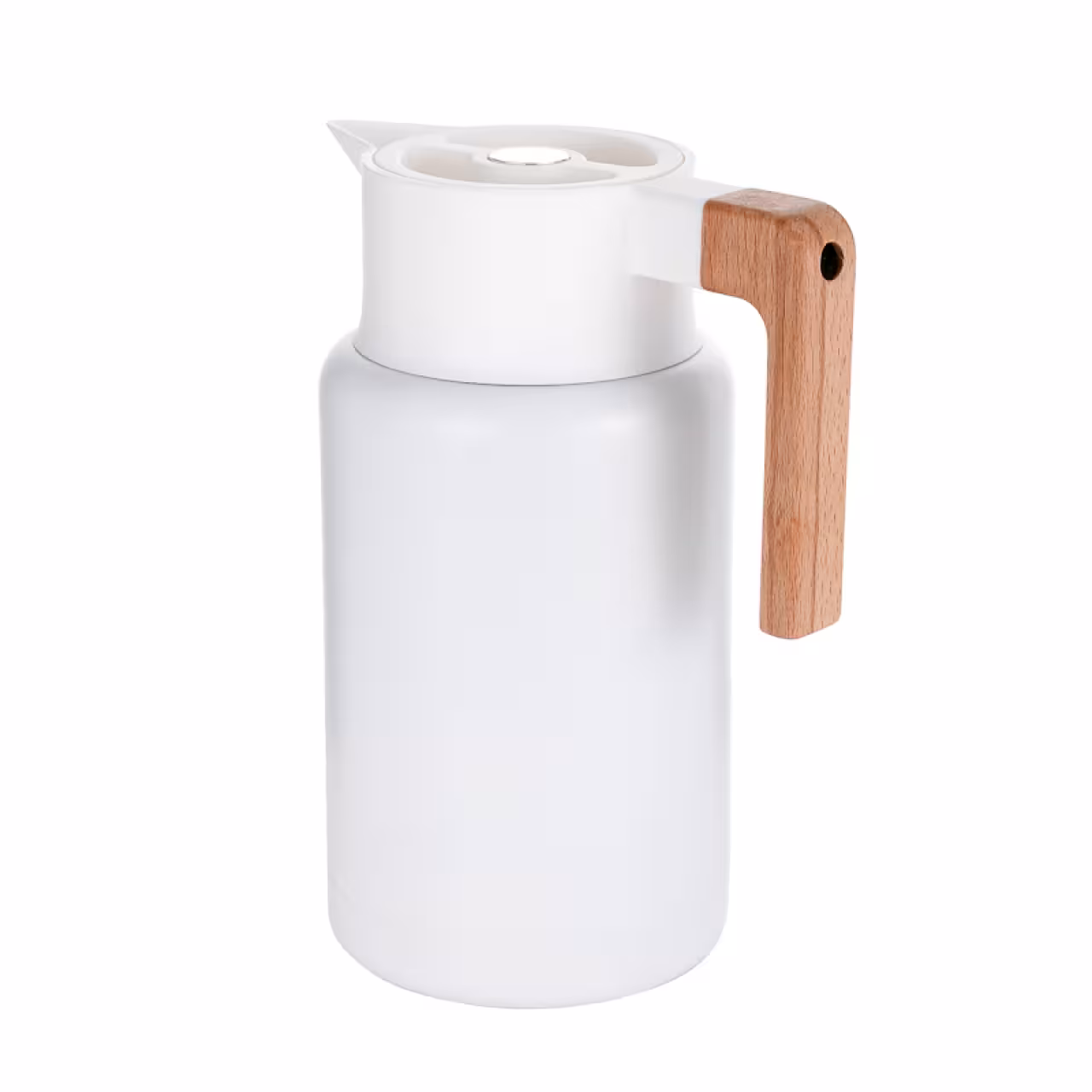 فلاسک مدل دسته چوبی گنجایش یک لیتر