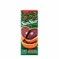 آبمیوه پرتقال توسرخ پالپ دار سان استار 240 میلی لیتری