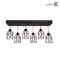 چراغ سقفی آرتا 6 شعله کد 123