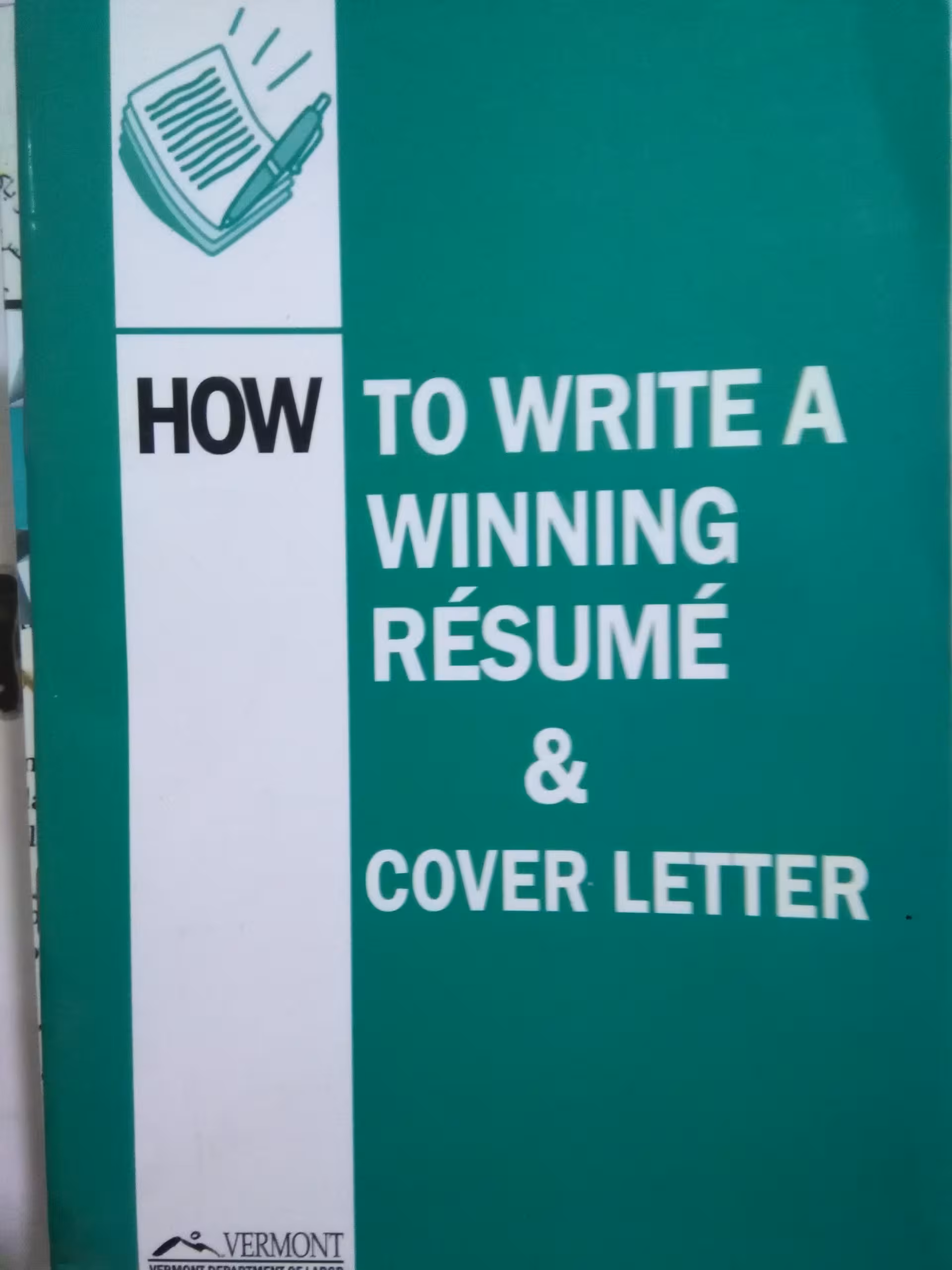 how to write a cover latter and a winning resume