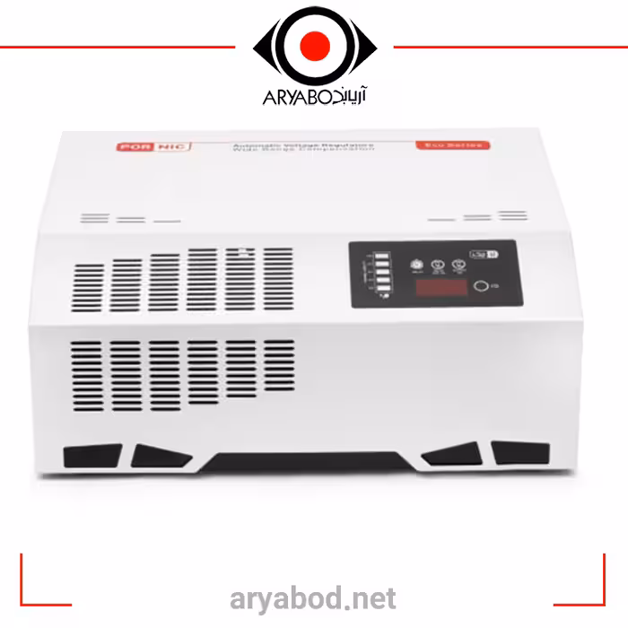 استابلایزر پرنیک – تک فاز – رله ای – مدل PORNIC ECO-15000 FULL  -توان 15000 ولت آمپر