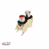 جک مادگی روبردی 2تایی  4 پایه AV/RCA