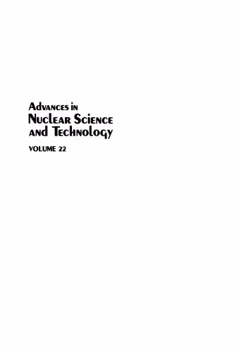 خرید و دانلود نسخه کامل کتاب Advances in Nuclear Science and Technology