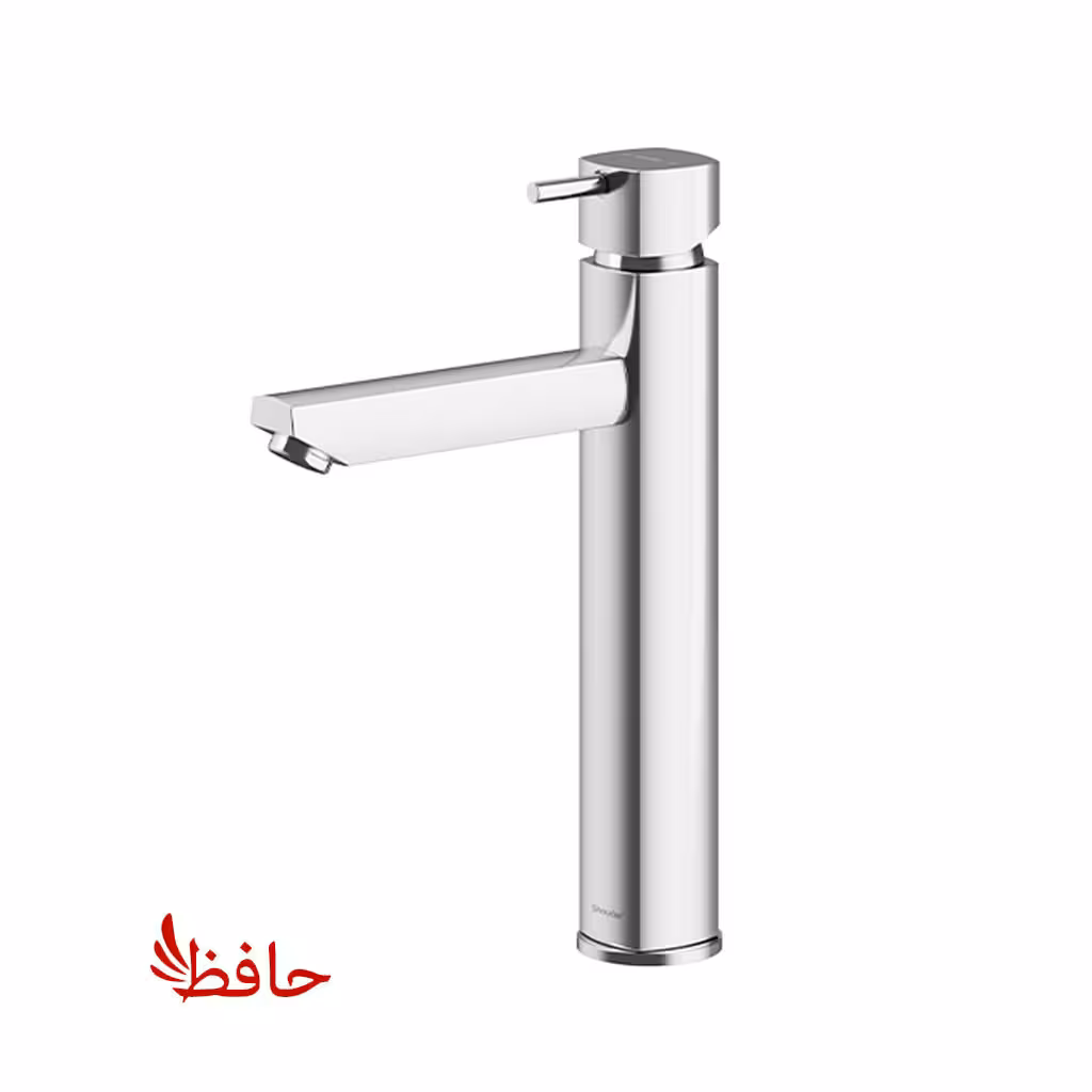 شیر روشویی پایه بلند شودر مدل یونیک کروم