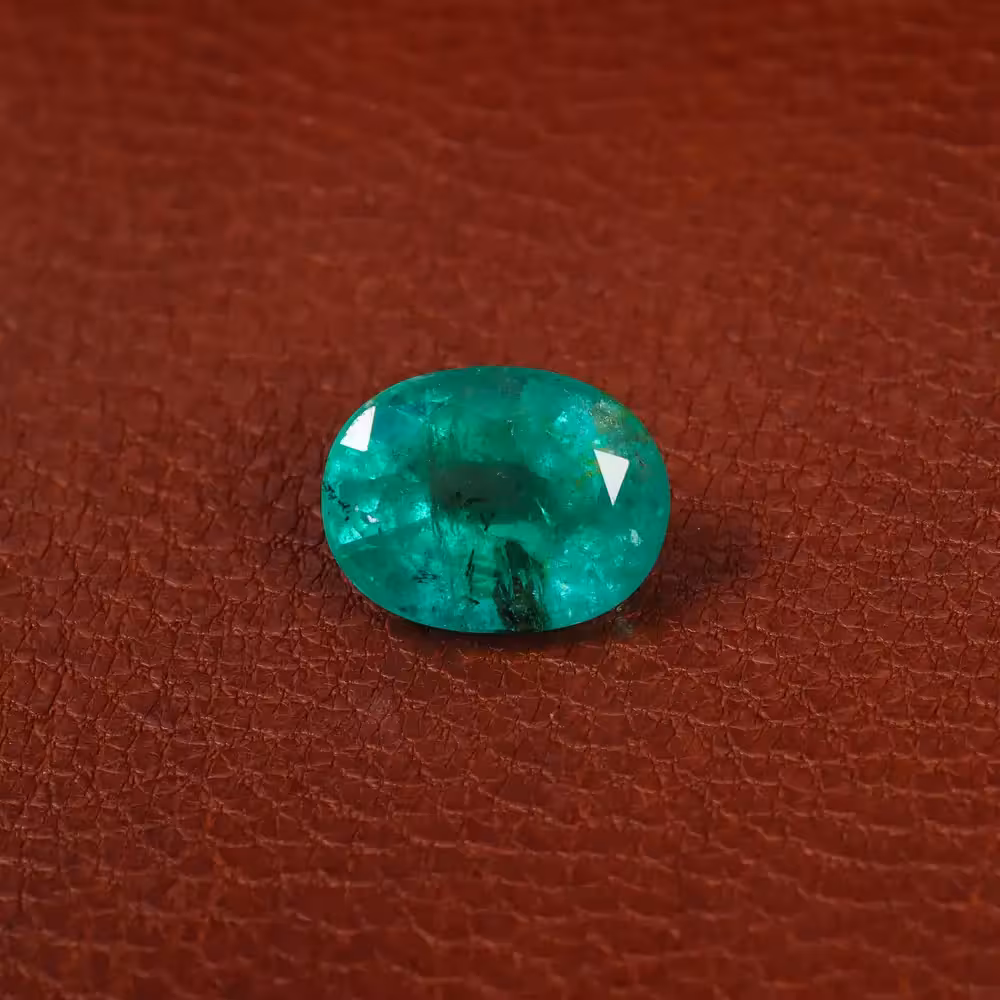 نگین زمرد کد 30143 - جواهری مشاهیر