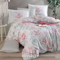 روتختی سبز صورتی طرح گل کاوری مدل Pataya