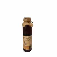 شربت بهار گلسرخ زعفران700گرم شکر قهوه ای همنشینHamneshin brown sugar saffron red rose syrup 700gr