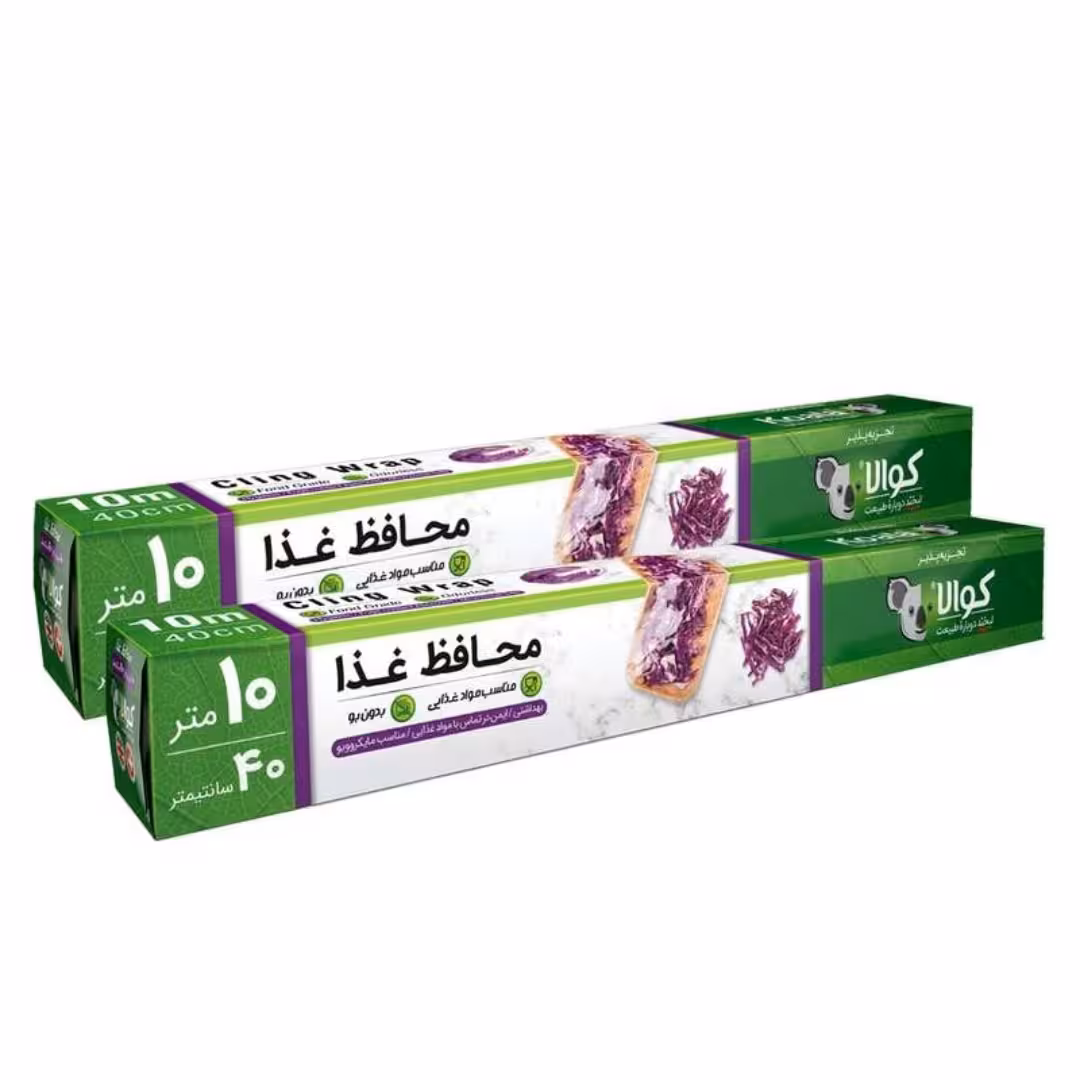 محافظ غذا کوالا 10 متری به عرض 40 سانت مناسب مواد غذایی و مایکروویو 