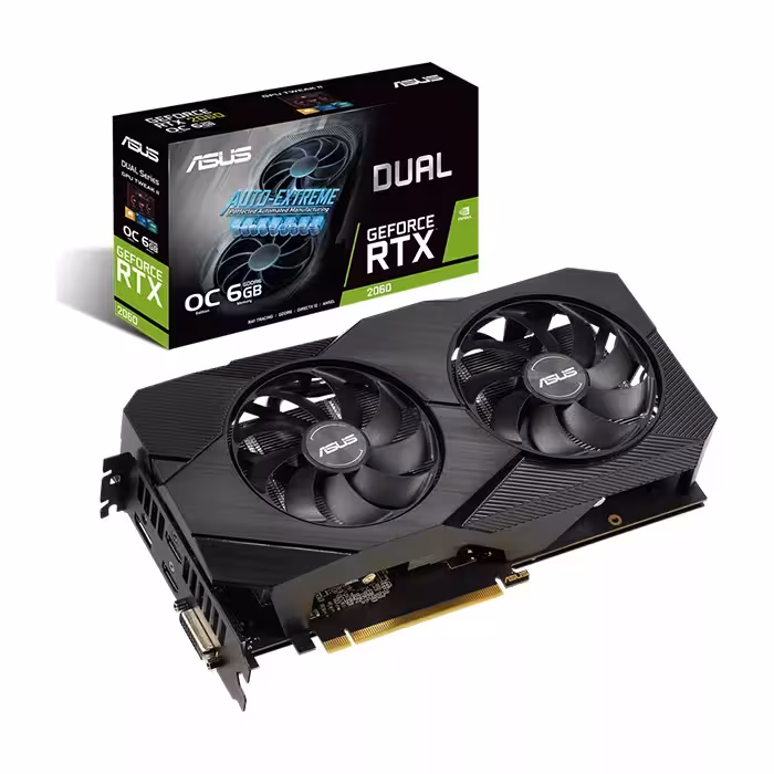 کارت گرافیک ایسوس DUAL GeForce RTX 2060 12G OC Edition