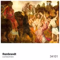 پازل شیشه ای استینو 260 تکه طرح رامبرانت (کد 34101)،(باجعبه)