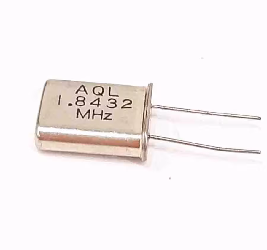 کریستال 1.8432MHZ پایه دار، بسته بندی HC-49U