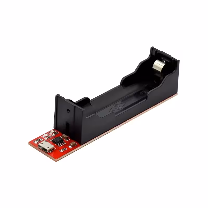 ماژول شارژر باتری لیتیومی TP4056 به همراه جاباتری