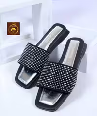 صندل دمپایی زنانه نگین دار لوکا