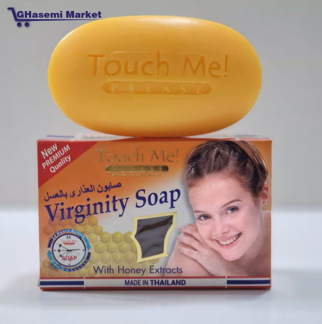 صابون ضدجوش و رفع چین و چروک شیر و عسل تاچ می تایلند حجم 135 گرم Touch Me