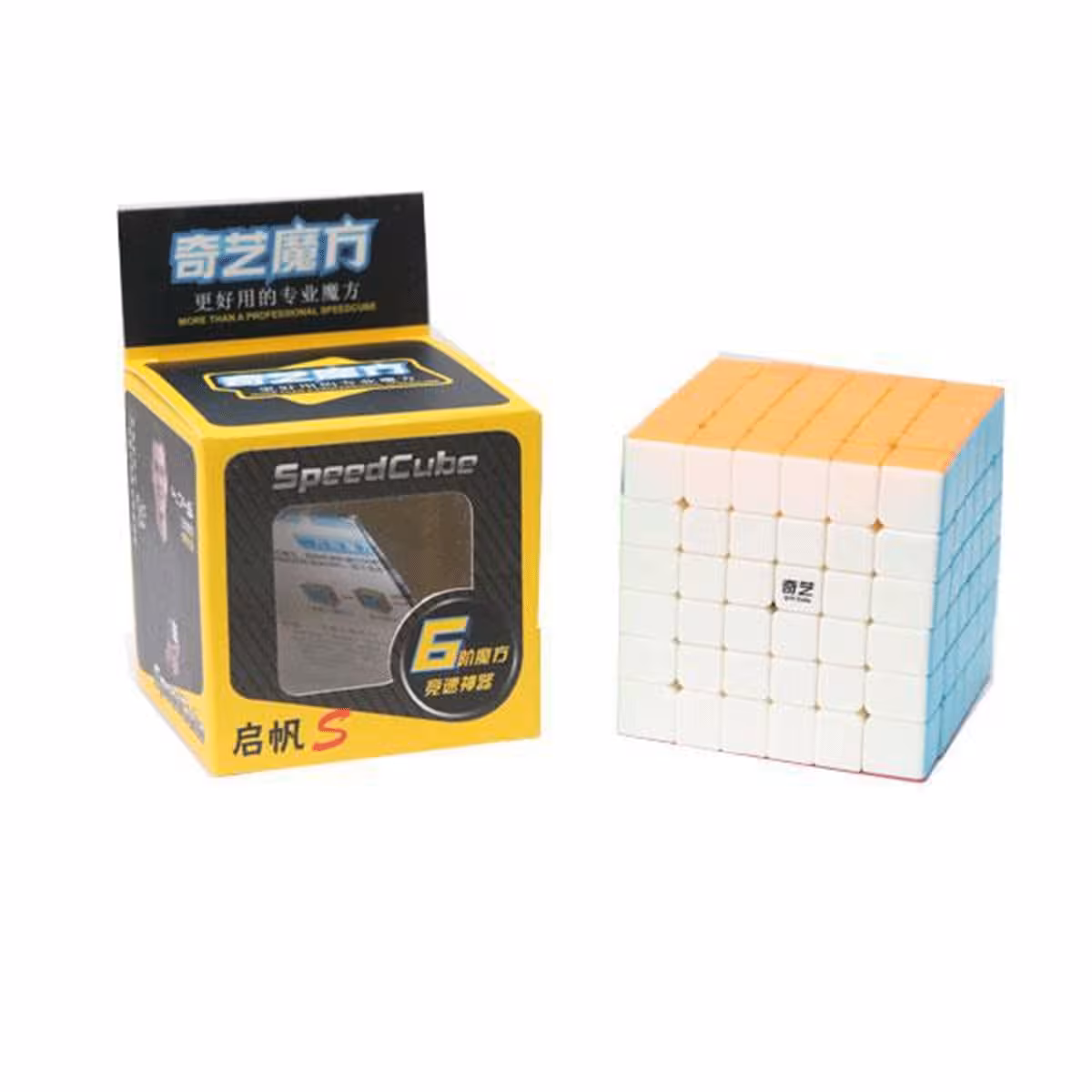 روبیک 6*6 استیکرلس کای وای QiYi