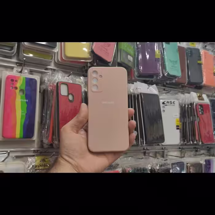 گارد سیلیکونی اورجینال پاک کنی سامسونگ A24 رنگ کالباسی