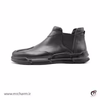 کفش چرم ساق دار مردانه mrc1121-29