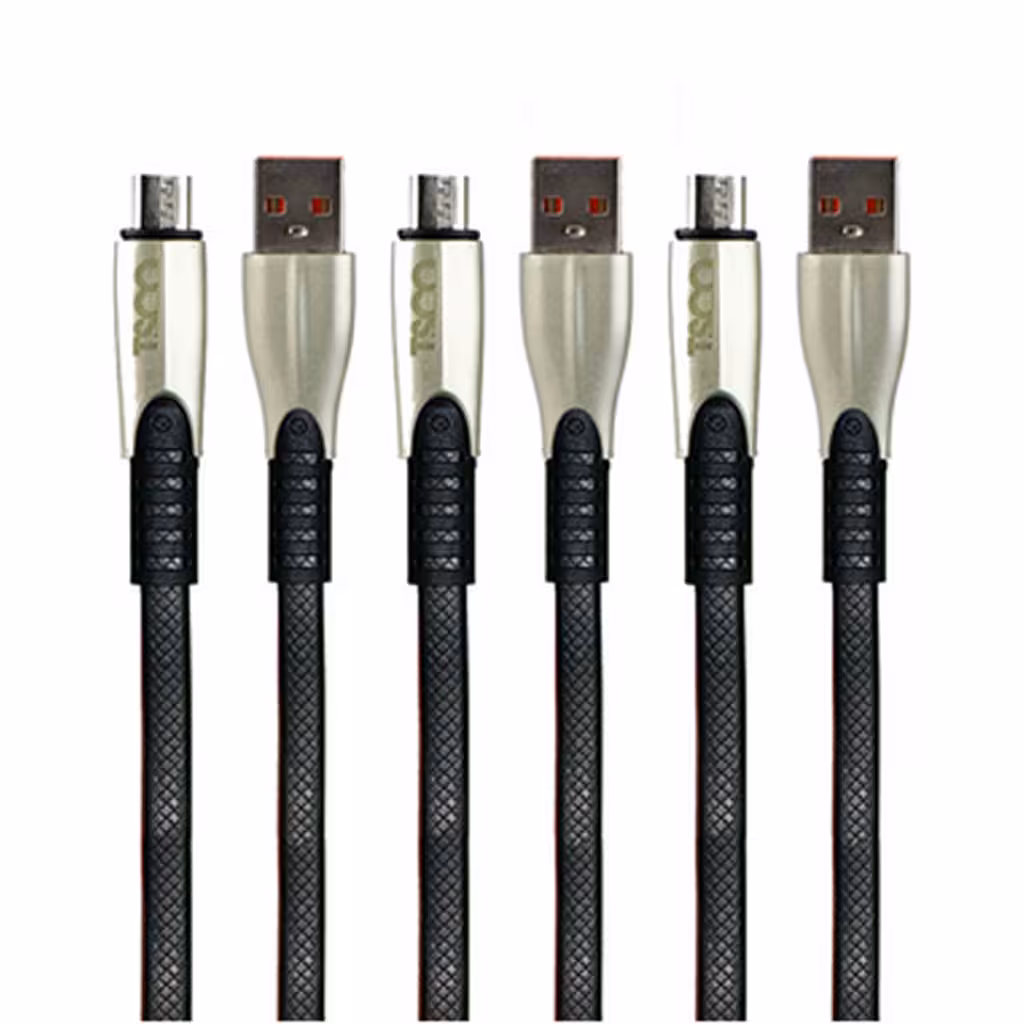 کابل تبدیل USB به microUSB تسکو مدل TC A70 طول 1 متر بسته 3عددی