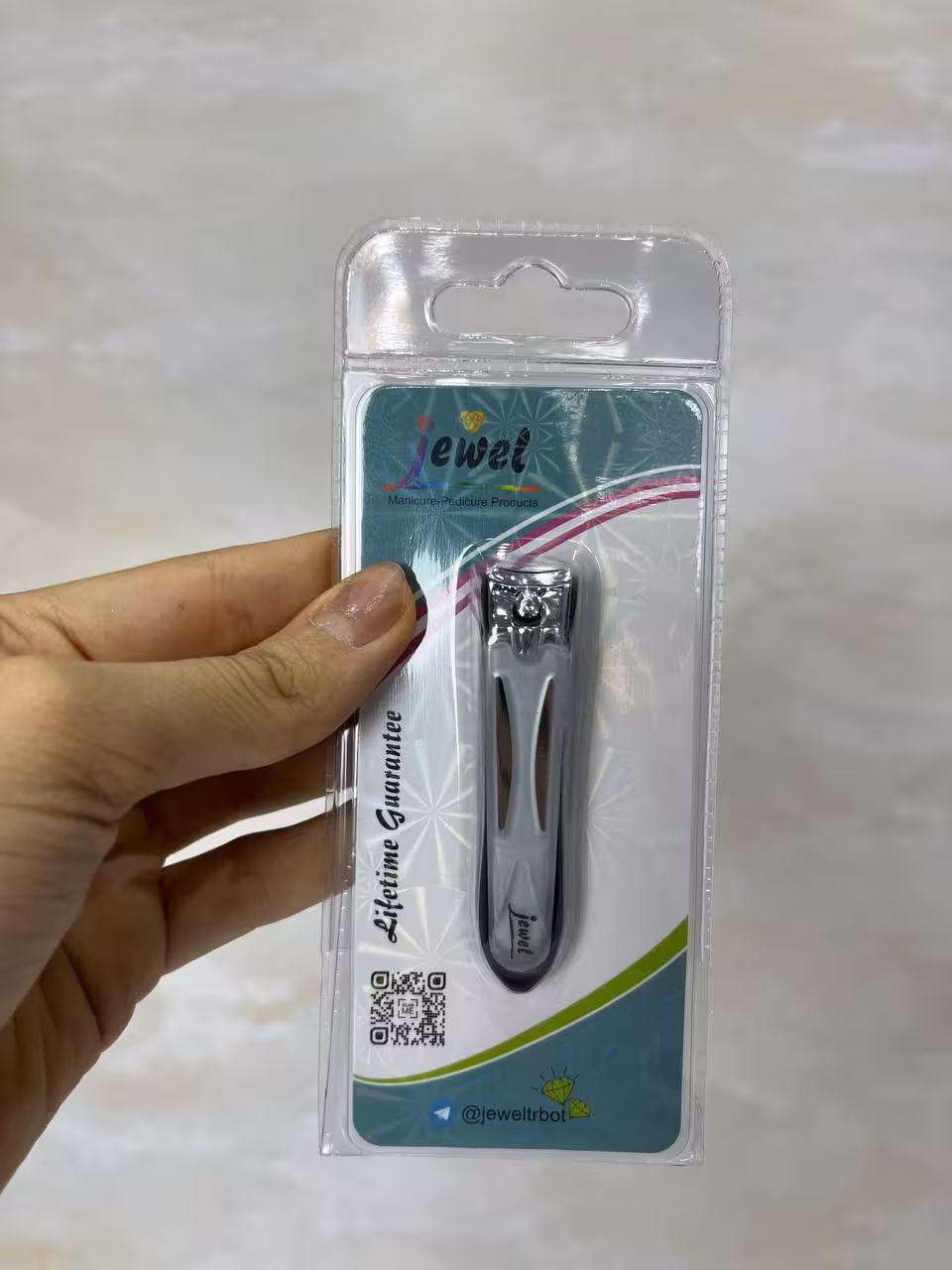 ناخن گیر کوچک کاور دار ناخنگیر مدل GSN-902-11 جول jewel