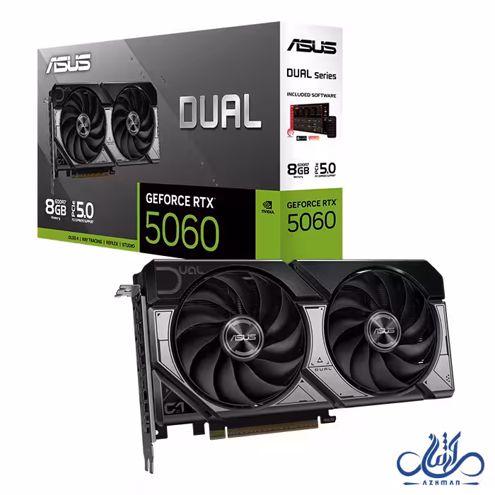 کارت گرافیک ایسوس مدل ASUS Dual RTX 5060 OC 8GB
