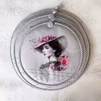 ست 3تایی دمکنی مخمل المیرا - طرح 83