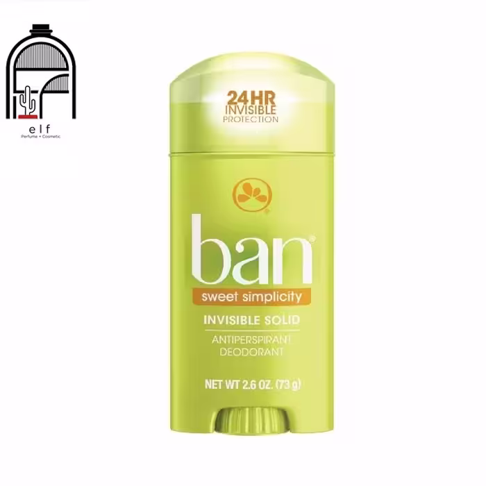 استیک ضد تعریق بن با رایحه شیرین اورجینال – Ban Invisible Solid Sweet Simplicity Antiperspirant & Deodorant 73g