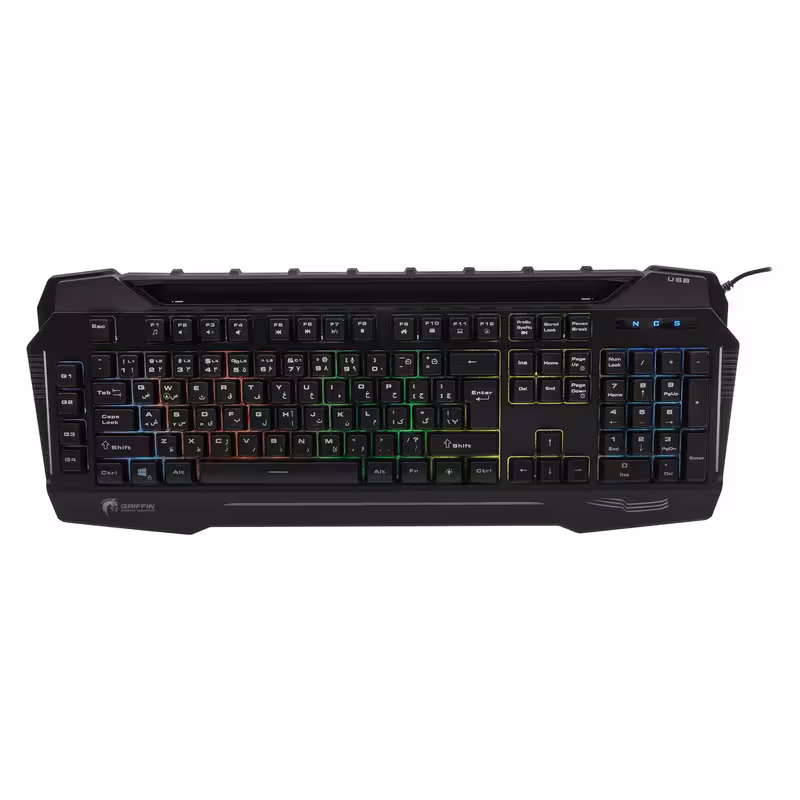 کیبورد گیمینگ گرین مدل GK702-RGB، Full-Size نورپردازی RGB | کالا مکس